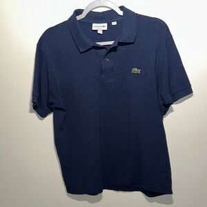 Lacoste Navy Blue Polo Shirt